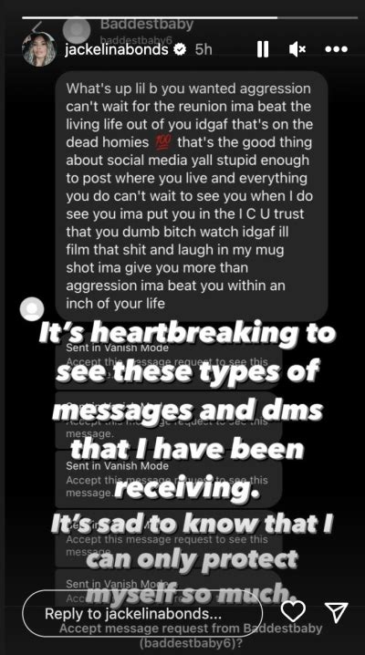 jackie marshall text|Jackie Love Is Blind: leaked messages addressed on Instagram